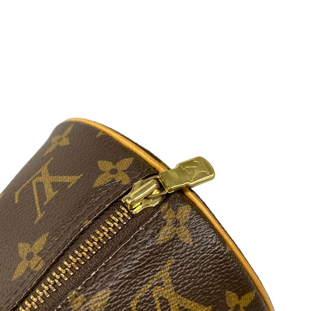 Louis Vuitton Papillon 30 Monogram Handbag M51385 Dark Brown Light Brown - Picture 12 of 15
